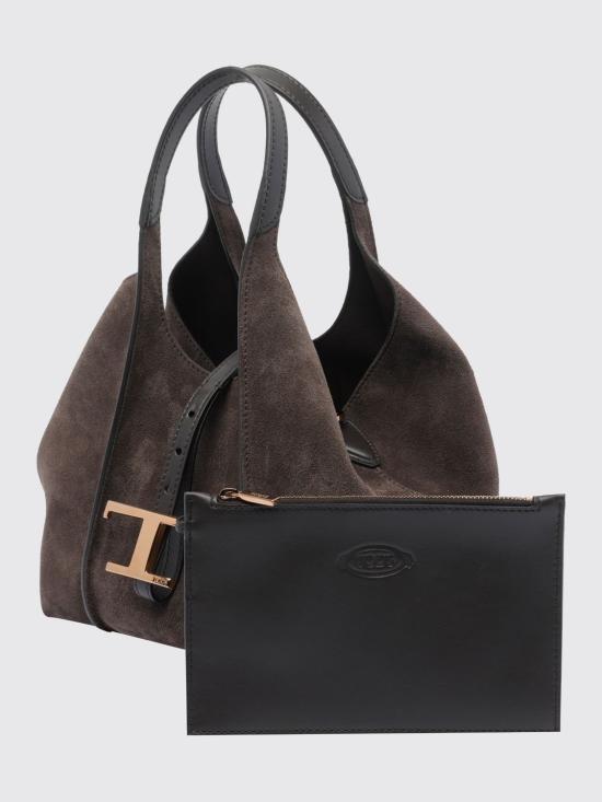 26FW 토즈 T 타임리스 미니 토트백 XBWTSBA9100P3A S808 Brown - TODS