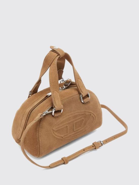 26FW 디젤 1DR 돔 스웨이드 미니 볼링백 X10720P9026 T2169 Brown - DIESEL
