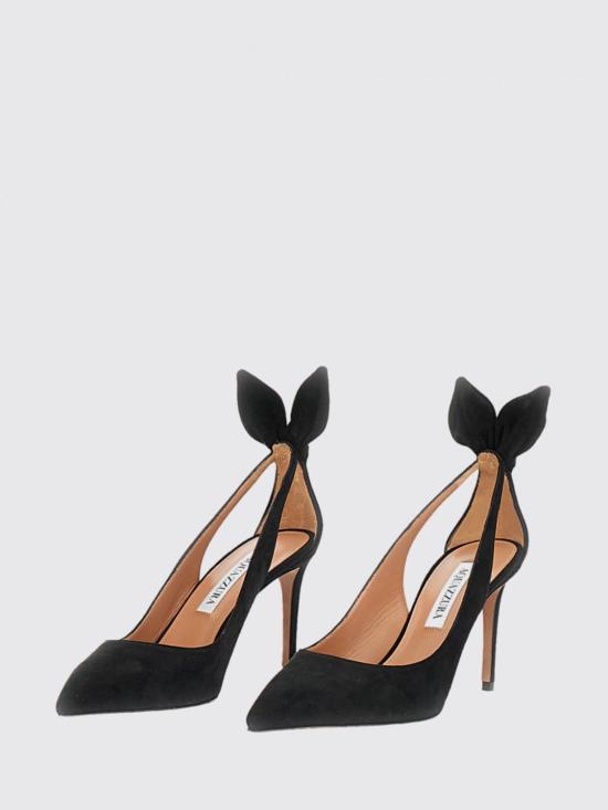 26FW 아쿠아주라 힐/펌프스 DENMIDP0SUE 000 Black - AQUAZZURA