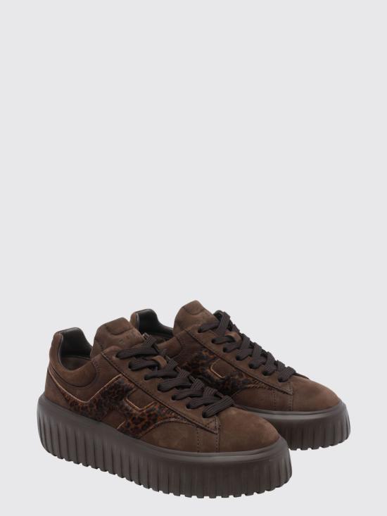 26FW 호간 스니커즈 HXW6450FE9AVH8 0R1D Brown - HOGAN