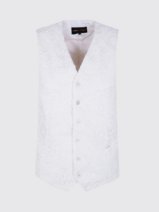 26SS 꼼데가르송 베스트 GQV001051 OFF WHITE X ECRU - COMME DES GARCONS