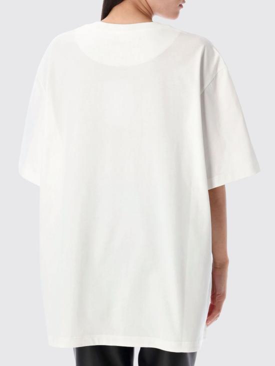 26FW 디 아티코 반팔 티셔츠 WCT00350JJJ025AA 001 White - THE ATTICO