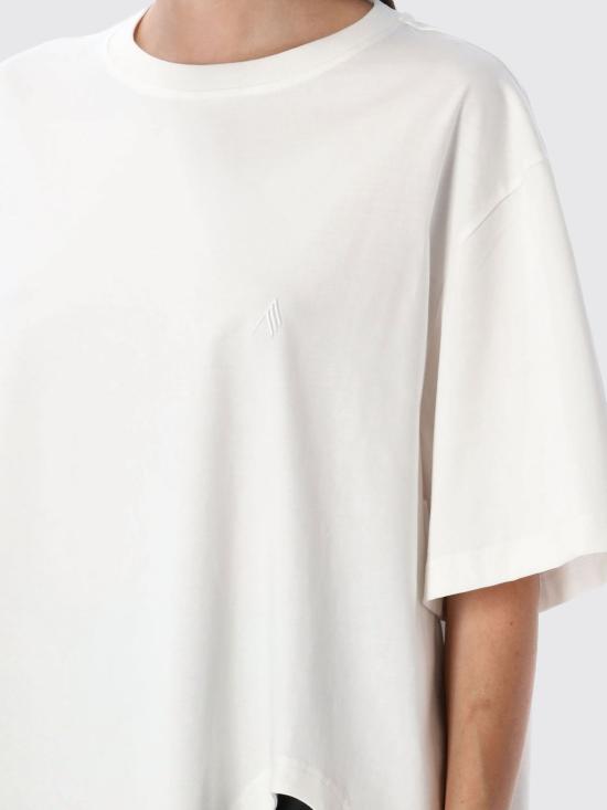 26FW 디 아티코 반팔 티셔츠 WCT00350JJJ025AA 001 White - THE ATTICO