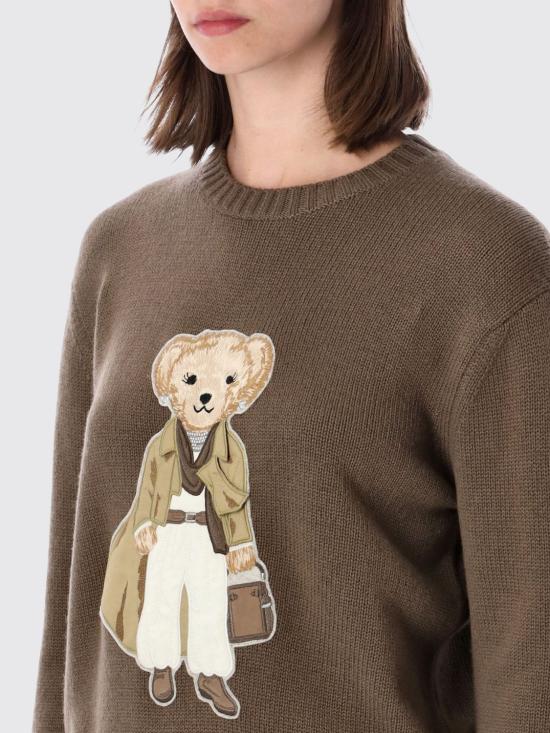 26FW 랄프 로렌 스웨터 290P19037 001 Brown - RALPH LAUREN