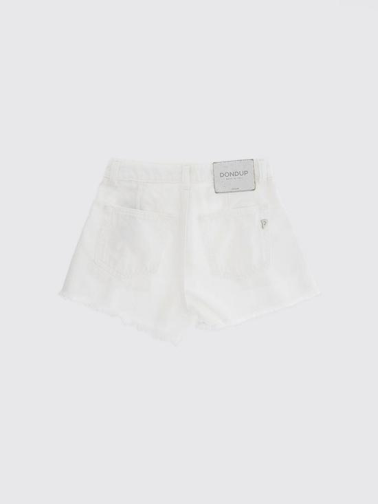 26SS [키즈] 돈답 쇼츠/버뮤다 DFBE141CDF033 B000 White - DONDUP