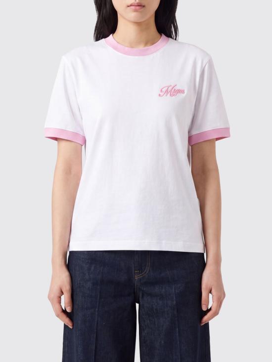 26SS 엠에스지엠 반팔 티셔츠 4041MDM112D267002 01 White