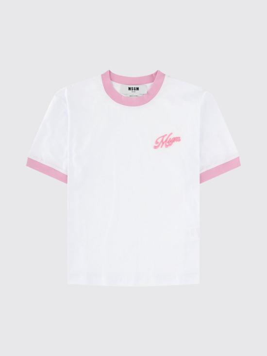 26SS 엠에스지엠 반팔 티셔츠 4041MDM112D267002 01 White - MSGM