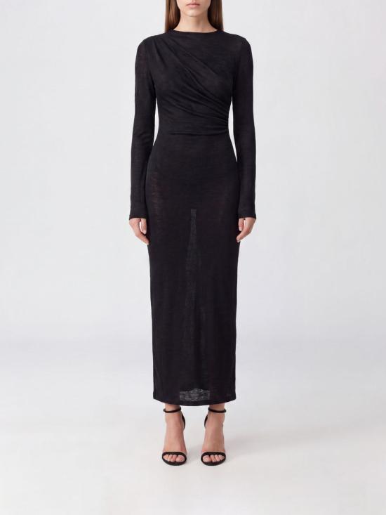 26SS 팔로마울 롱 원피스 WJOR02 999 Black