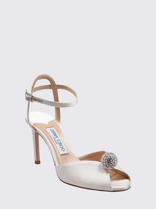 26FW 지미추 힐/펌프스 J000127888 Ivory Crystal White - JIMMY CHOO
