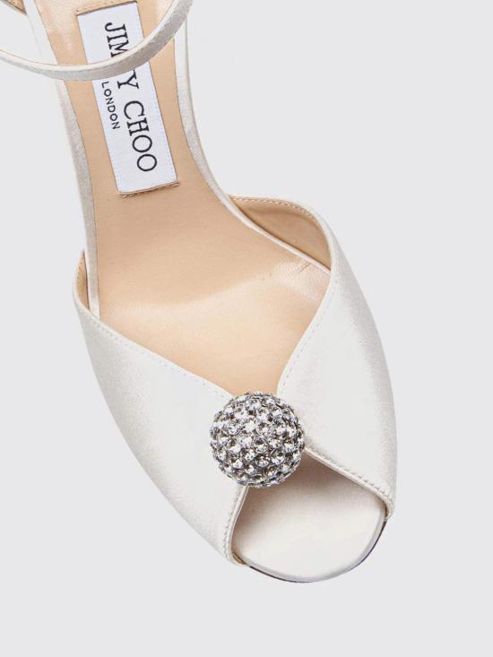 26FW 지미추 힐/펌프스 J000127888 Ivory Crystal White - JIMMY CHOO