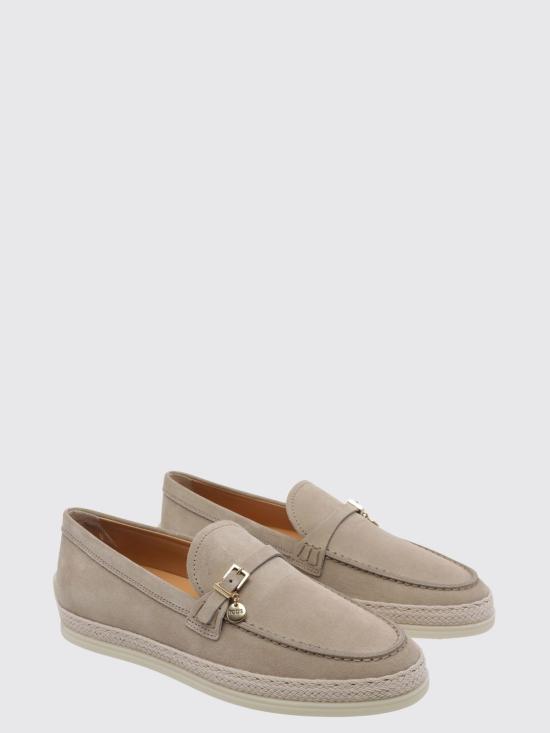 26FW 토즈 미니 버클 스트랩 스웨이드 로퍼 XXW92K0JK50RE0 S812 Beige - TODS