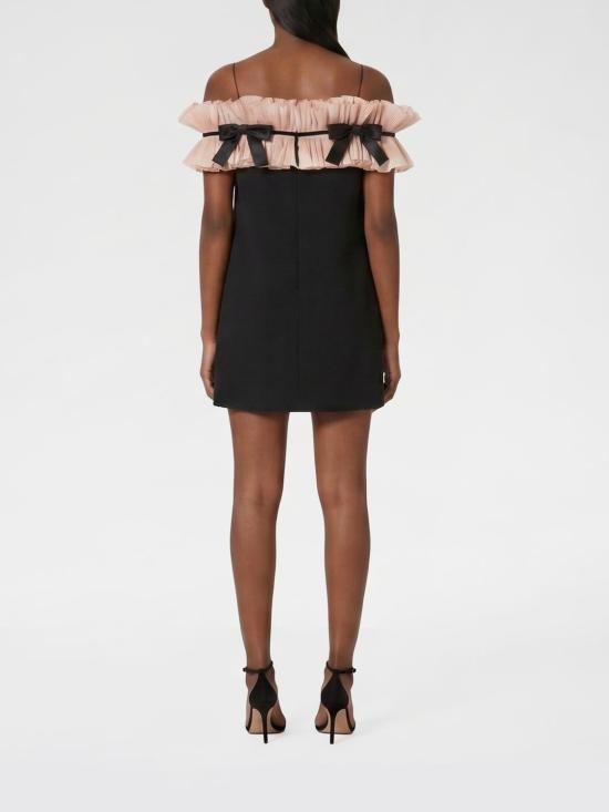 26SS 발렌티노 가라바니 숏 원피스 BVAHQ01CF 45B Black - VALENTINO GARAVANI