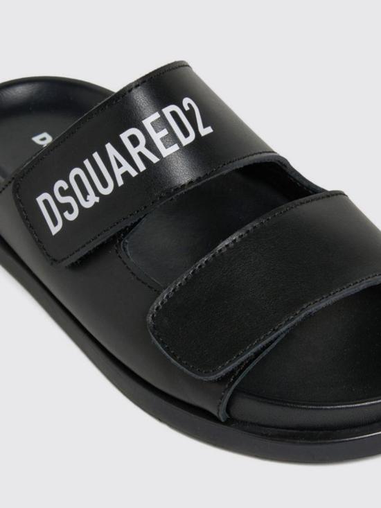 26SS [키즈] 디스퀘어드2 플립플랍 82732 2 Black - DSQUARED2