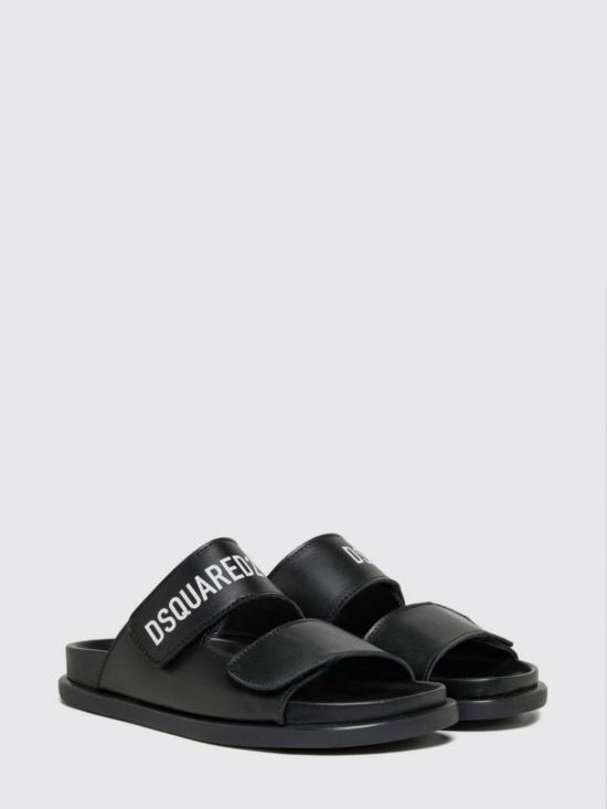 26SS [키즈] 디스퀘어드2 플립플랍 82732 2 Black - DSQUARED2