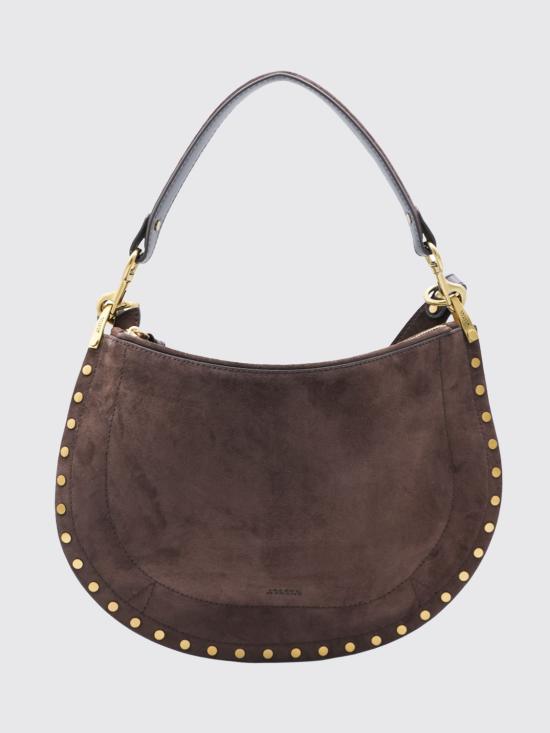 26FW 이자벨마랑 오스칸 소프트 지퍼 백 BF0066FAB2C03M 50CF Coffee