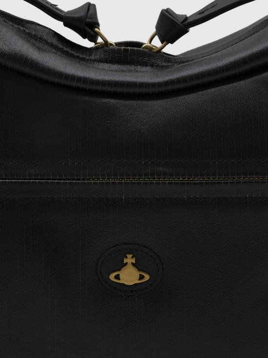 26FW 비비안웨스트우드 자카드 오르브 미디엄 크로스백 4601000JWL00EN N103 Black - VIVIENNE WESTWOOD