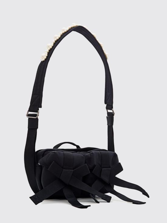 26FW 시몬로샤 비디드 보우 프론트 백 BAG149B0761 BLACKPEARL - SIMONE ROCHA