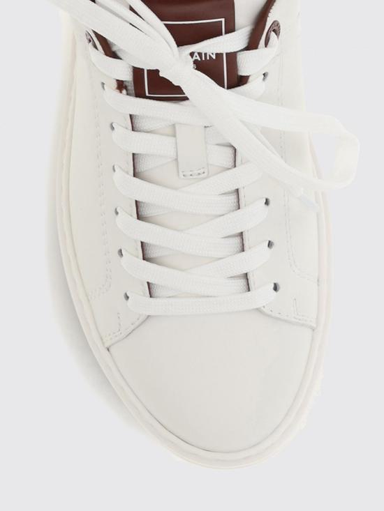 26FW 발망 스니커즈 HN1VI690LVTR GYQ White 1 - BALMAIN