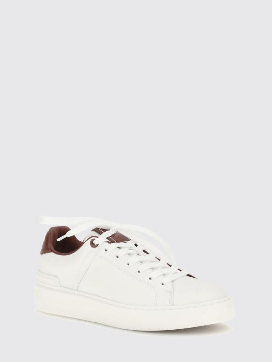 26FW 발망 스니커즈 HN1VI690LVTR GYQ White 1 - BALMAIN