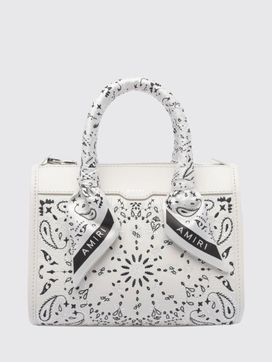 26FW 아미리 토트백 AMBGTH1012 ALABASTER White