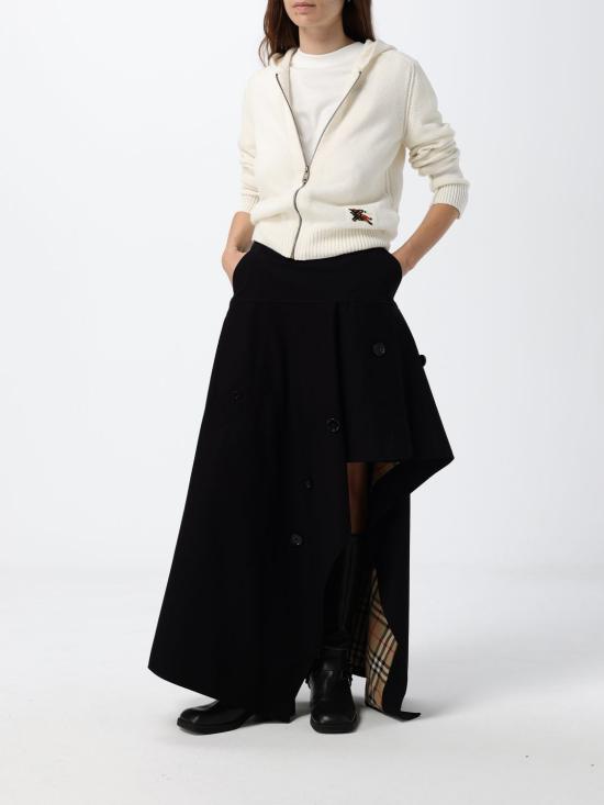 26FW 버버리 롱 스커트 8129543 Black - BURBERRY