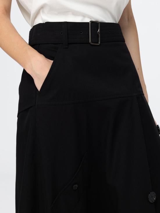 26FW 버버리 롱 스커트 8129543 Black - BURBERRY