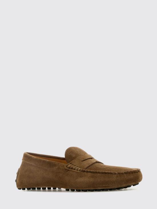 26SS 토즈 고미노 스웨이드 드라이빙 슈즈 XXM22L00010RE0 S818 Walnut - TODS