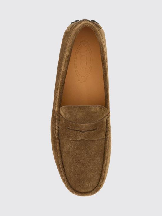26SS 토즈 고미노 스웨이드 드라이빙 슈즈 XXM22L00010RE0 S818 Walnut - TODS