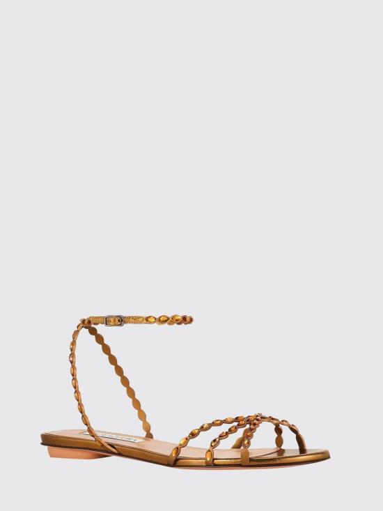 26FW 아쿠아주라 힐/펌프스 LSKFLAS0MSK DEE Gold - AQUAZZURA