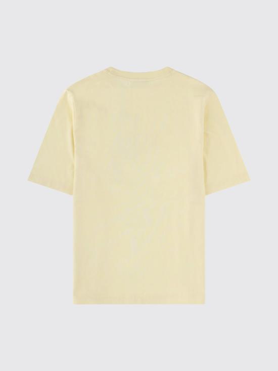 26SS 메종키츠네 반팔 티셔츠 QW00110KJ0119 0424 Yellow - MAISON KITSUNE
