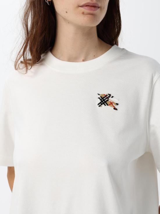 26FW 버버리 반팔 티셔츠 8127956 White - BURBERRY