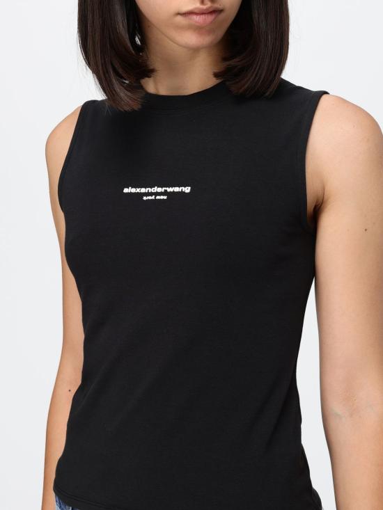 26FW 알렉산더 왕 스웨터 1CC3261360 001 Black - ALEXANDER WANG