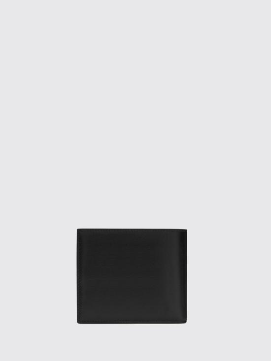 26SS 생로랑 모노그램 반지갑 4532760SX0E 1000 Black - SAINT LAURENT