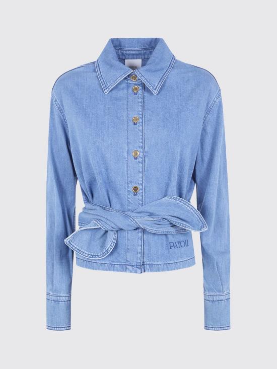 26SS 파투 셔츠 BL0620224 640B Blue - PATOU