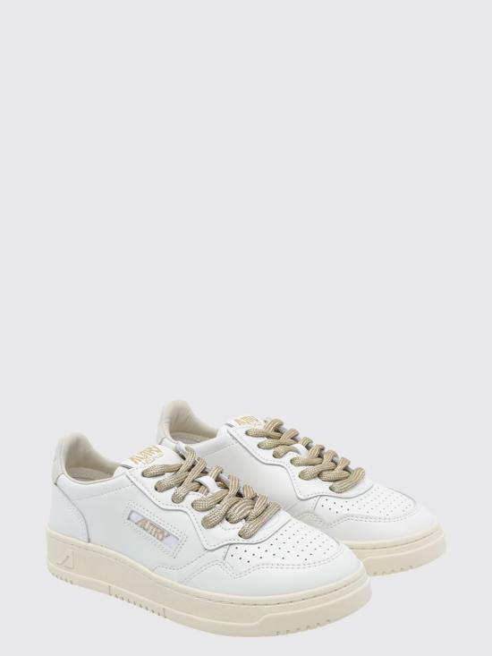 26FW 오트리 메달리스트 로우 레더 스니커즈 AULW SW01 White 1 - AUTRY