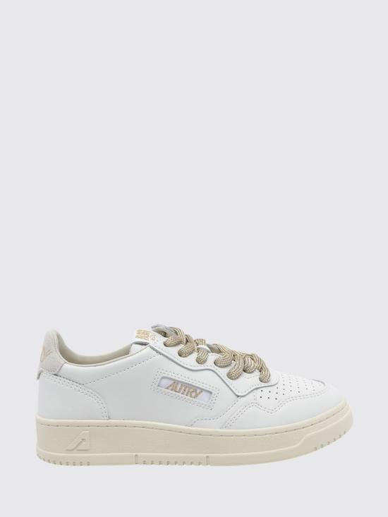 26FW 오트리 메달리스트 로우 레더 스니커즈 AULW SW01 White 1