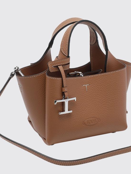 26FW 토즈 마이크로 토트백 XBWAPAFL000QRI S410 Brown - TODS