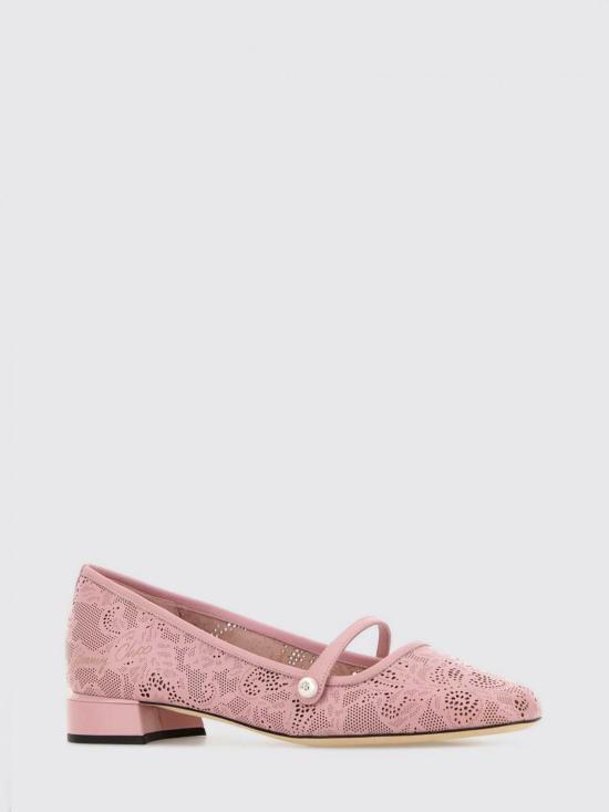 26SS 지미추 플랫 슈즈 ELISABALLERINABVP ROSE Pink - JIMMY CHOO