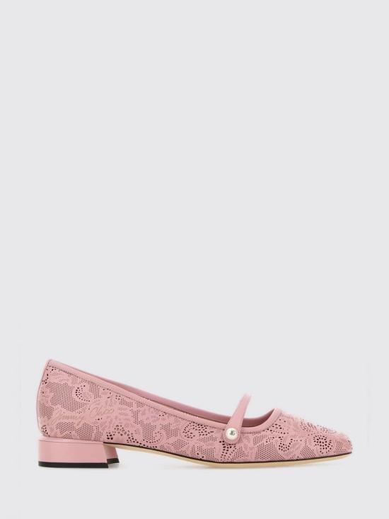 26SS 지미추 플랫 슈즈 ELISABALLERINABVP ROSE Pink