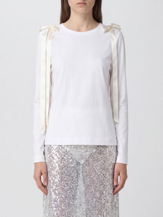 26SS 시몬로샤 반팔 티셔츠 53670571 IVORY White