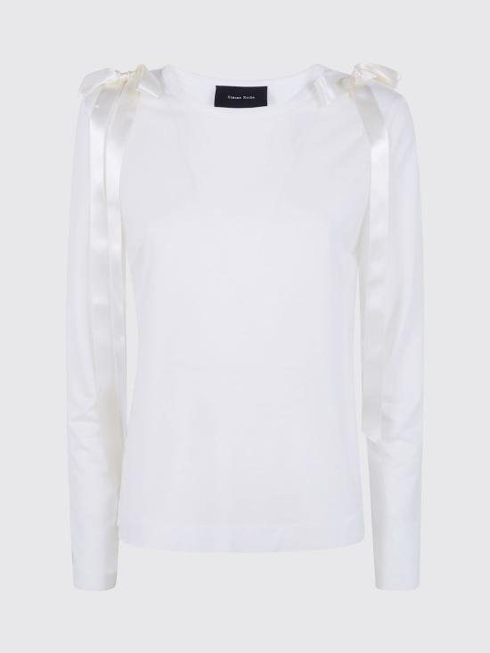 26SS 시몬로샤 반팔 티셔츠 53670571 IVORY White - SIMONE ROCHA