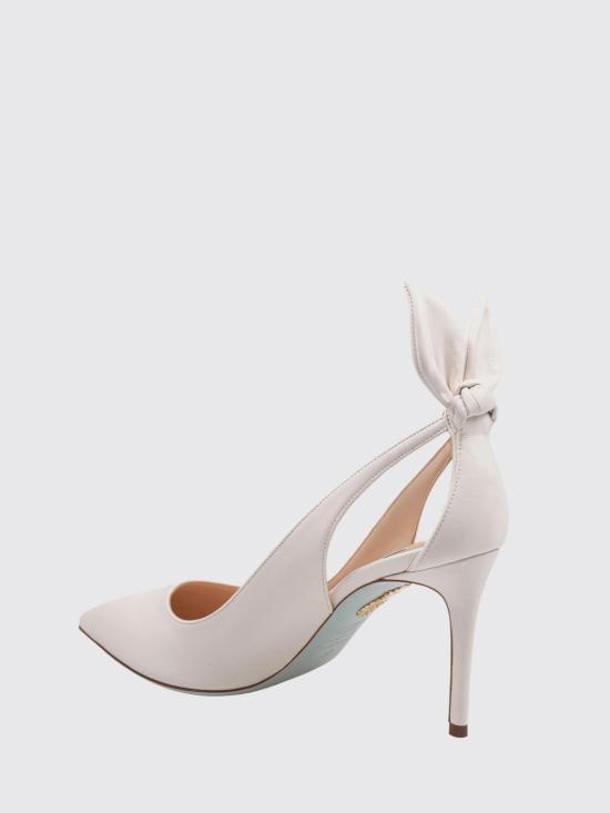26FW 아쿠아주라 힐/펌프스 DENMIDBRNAP FFF White - AQUAZZURA