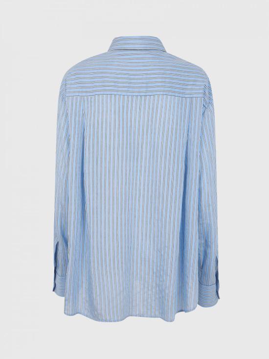 26SS 더프랭키샵 셔츠 CHFS22078923 BLUE WHITE STRIPE Blue - THE FRANKIE SHOP