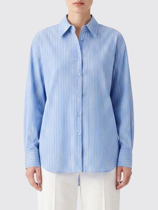 26SS 더프랭키샵 셔츠 CHFS22078923 BLUE WHITE STRIPE Blue