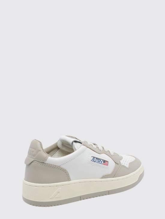 26FW 오트리 메달리스트 로우 레더 스니커즈 AULW WB67 White - AUTRY