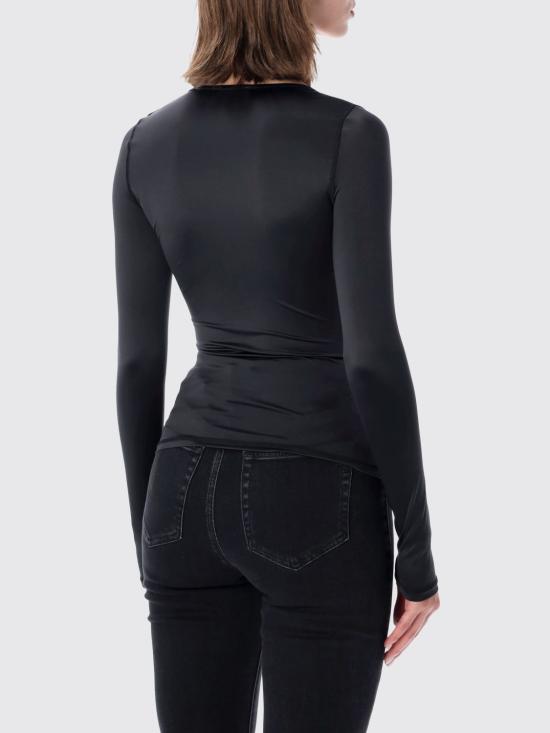 26FW 디젤 긴팔 티셔츠 A234100PKAT 9XX Black - DIESEL