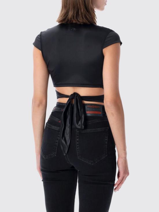 26FW 디젤 반팔 티셔츠 A240360PKAT 9XX Black - DIESEL