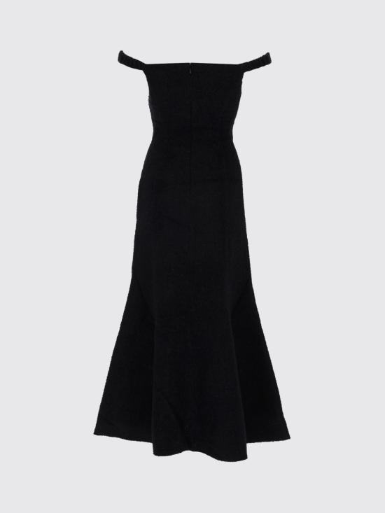 26SS 셀프 포트레이트 롱 원피스 RS26075MB Black - SELF PORTRAIT