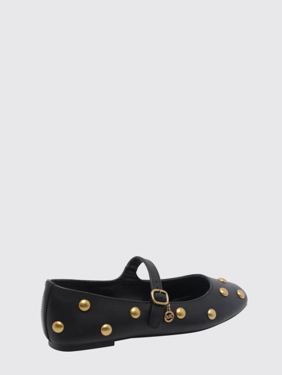 26FW 마이클 코어스 플랫 슈즈 40T6NLFP2L 001 Black 1 - MICHAEL KORS