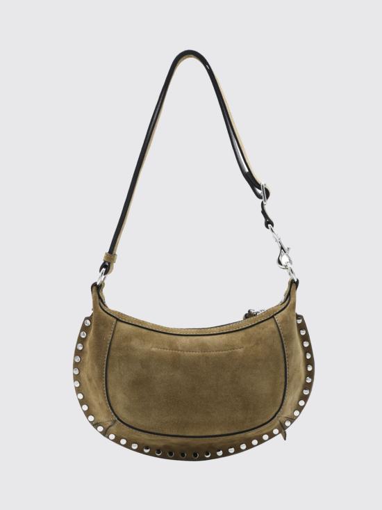 26FW 이자벨마랑 오스칸 문 스웨이드 카프스킨 레더 숄더백 PP0003FAA3C32M 50TA Grey - ISABEL MARANT
